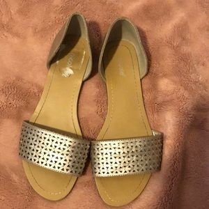 Size 9 sandals, good and brown